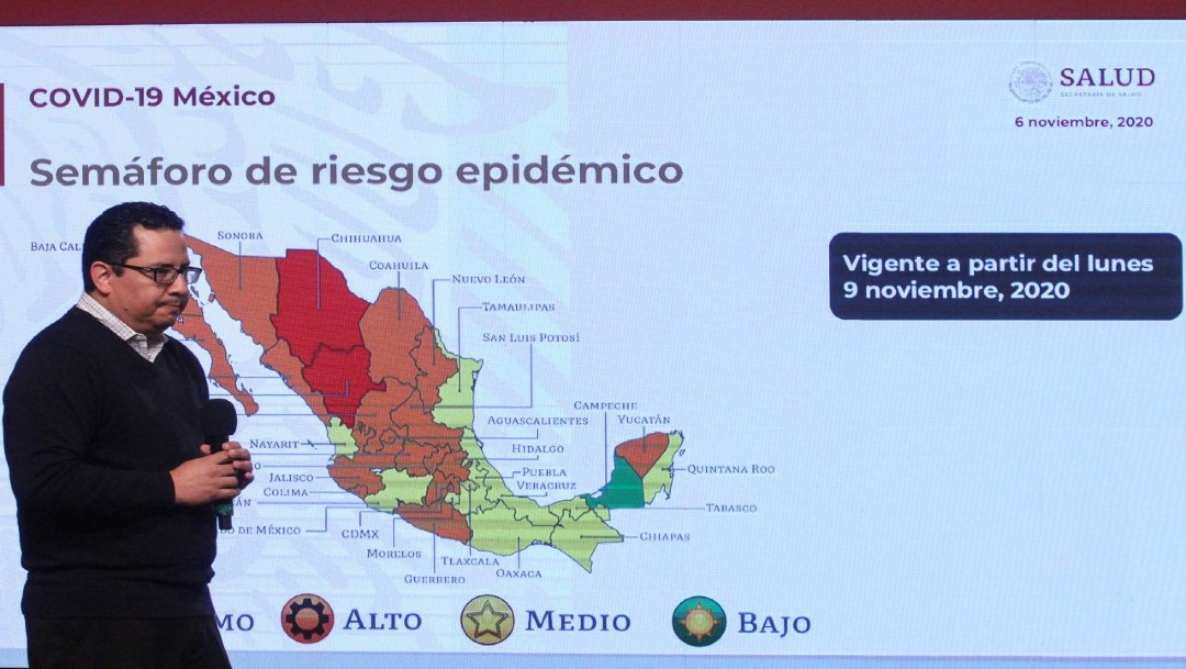 Durango y Chihuahua permanecerán en color rojo del semáforo epidemiológico