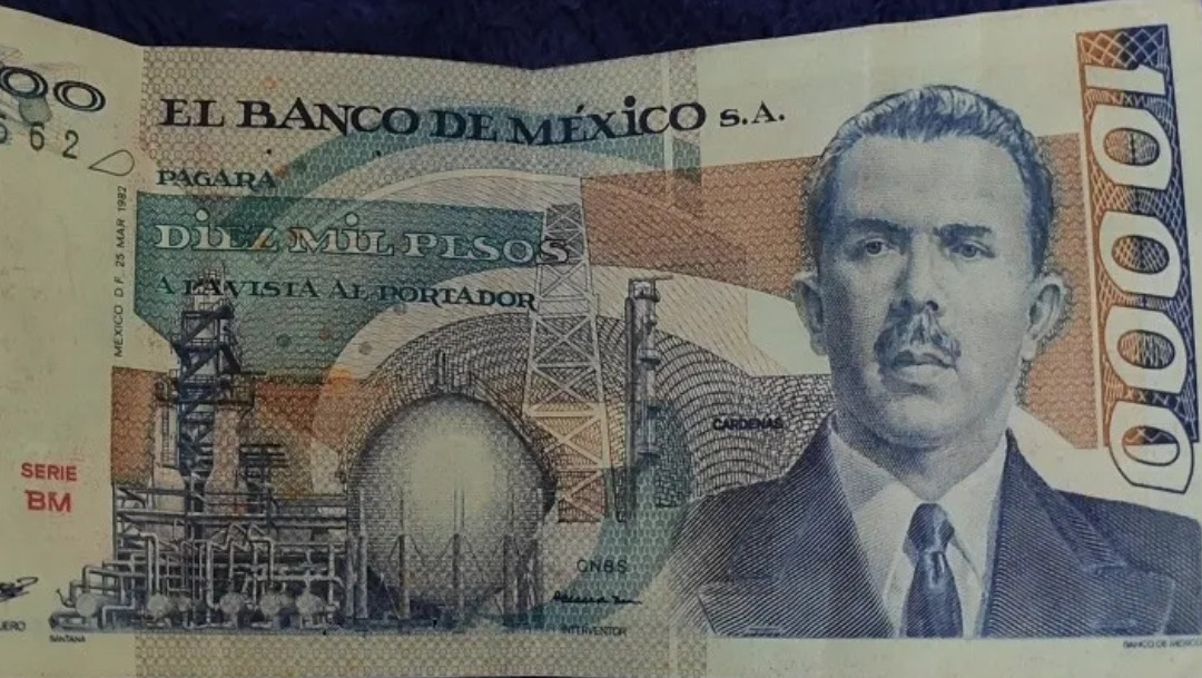 billete, Lázaro Cárdenas, coleccionistas, dinero